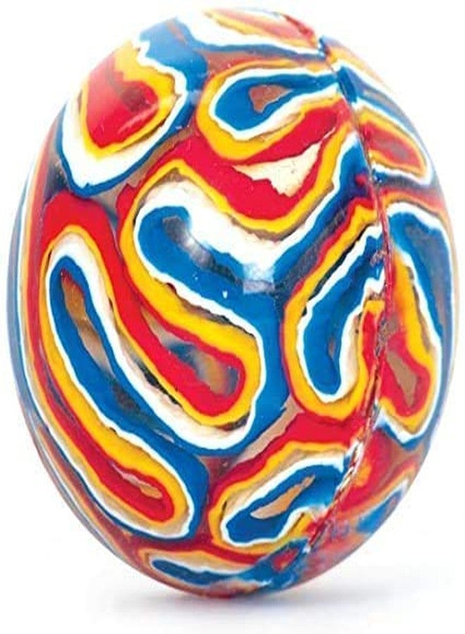 Firstly Traders Pack of 5 (Size 40 mm) Mini Crazy Balls Dark Indoor Outdoor Practice Crazy Bouncy Balls Training Soft Balls Kids Toy Pets Balls for Fun Multicolor - Image 4